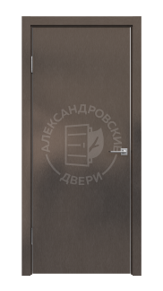 Межкомнатная дверь ALUM 10 (Шелк табакко)